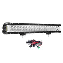 22Inch Led Light Bar Cree Spot Flood Combo Side Shooter Offroad Driving 4X4