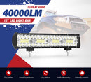 12 Inch Cree Led Light Bar Driving Work Super Slim Spot Flood Combo Offroad 4x4