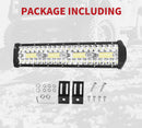 12 Inch Cree Led Light Bar Driving Work Super Slim Spot Flood Combo Offroad 4x4