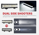 12inch CREE LED Light Bar Side Shooter Combo Beam Work Driving OffRoad 4WD