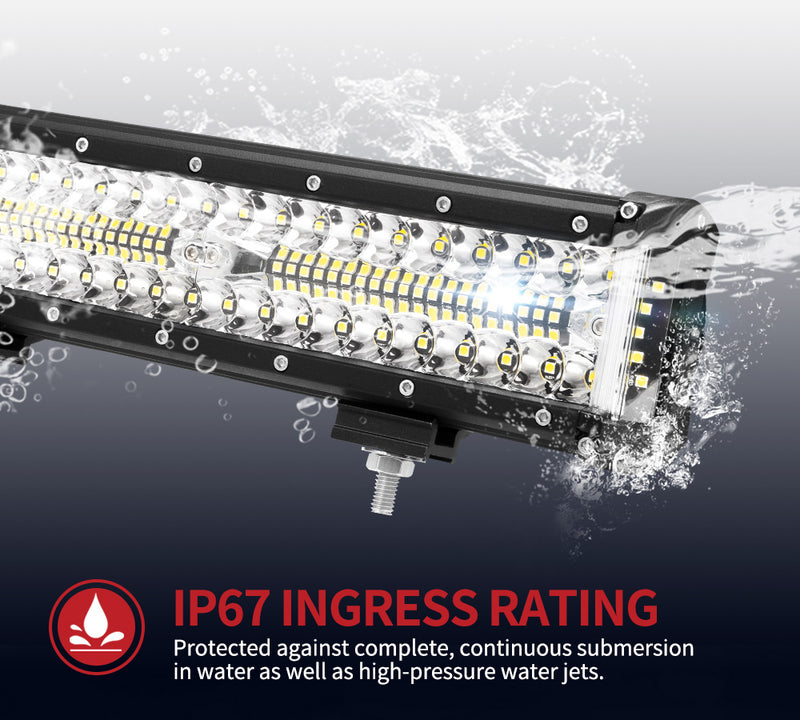 12inch CREE LED Light Bar Side Shooter Combo Beam Work Driving OffRoad 4WD