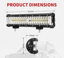 12inch CREE LED Light Bar Side Shooter Combo Beam Work Driving OffRoad 4WD