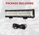 12inch CREE LED Light Bar Side Shooter Combo Beam Work Driving OffRoad 4WD