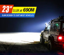 23Inch Cree Led Light Bar Spot Flood Combo Driving Lamp SUV Truck Offroad 4X4
