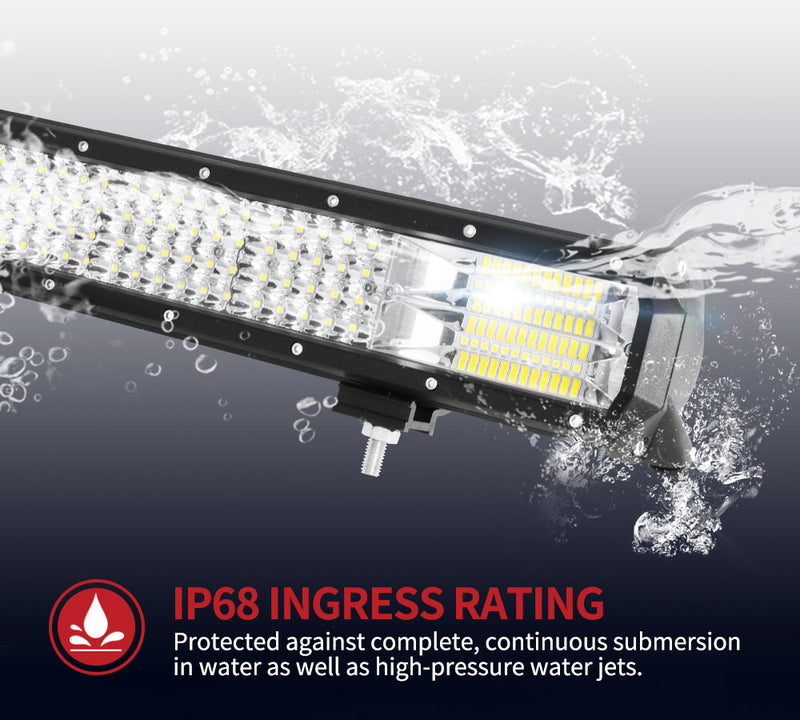 20INCH 780W LIGHT BAR CREE SPOT FLOOD COMBO OFFROAD WORK DRIVING 380@1LUX