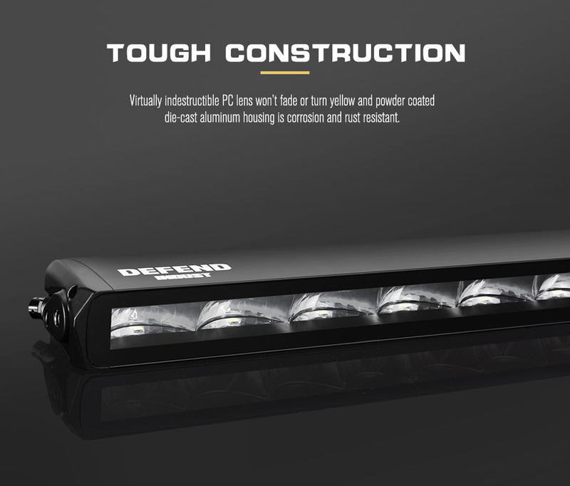20inch LED Light Bar Slim Single Row Work Driving Lamp 4X4 Offroad