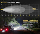 20inch LED Light Bar Slim Single Row Work Driving Lamp 4X4 Offroad