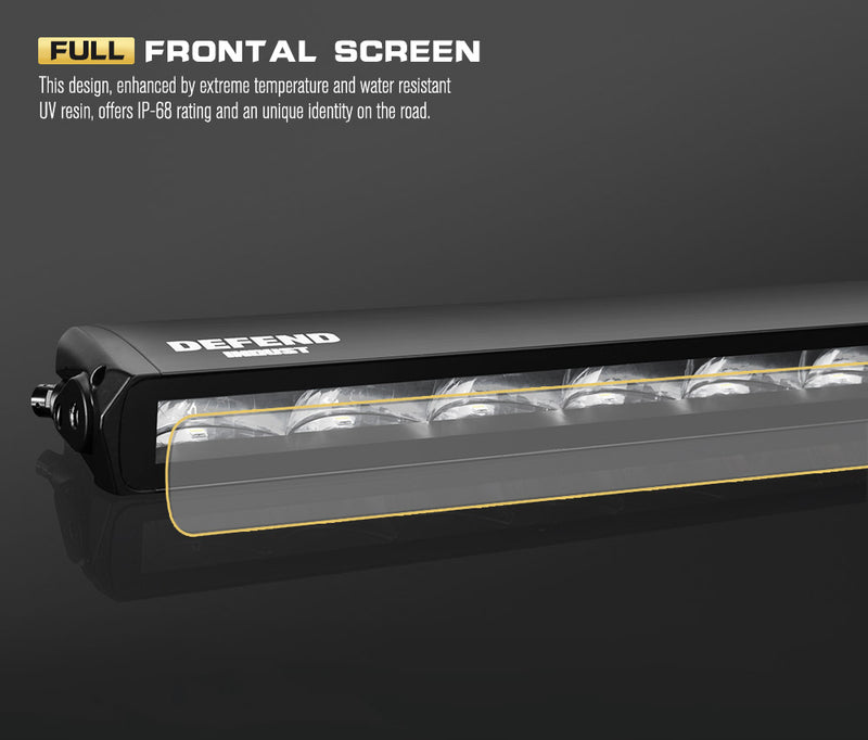 20inch LED Light Bar Slim Single Row Work Driving Lamp 4X4 Offroad