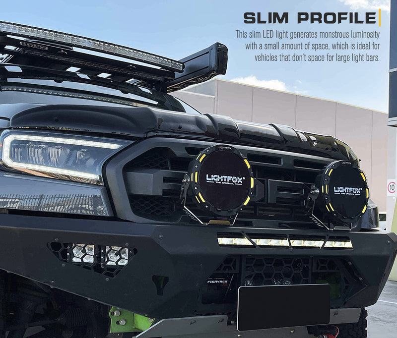 20inch LED Light Bar Slim Single Row Work Driving Lamp 4X4 Offroad