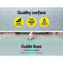 Everfit GoFun 3X1M Inflatable Air Track Mat with Pump Tumbling Gymnastics Green