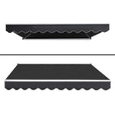 Retractable Outdoor Arm Awning 2.5 x 2M - Grey