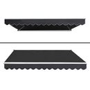Retractable Outdoor Arm Awning 3 x 2.5M - Grey