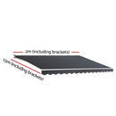 Motorised 2x1.5m Folding Arm Awning - Grey
