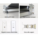 Motorised 3x2.5m Folding Arm Awning - Pearl Grey