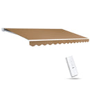 Motorised 4x2.5m Folding Arm Awning - Beige