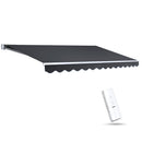Motorised 4x2.5m Folding Arm Awning - Grey