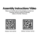 Motorised 4.5x2.5m Folding Arm Awning - Grey