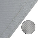 3m x 2.5m Retractable Straight Drop Roll Down Awning - Grey