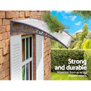 DIY Window Door Awning Transparent 1 x 1M