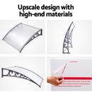 DIY Window Door Awning Transparent 1 x 1M