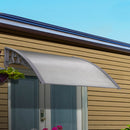 DIY Window Door Awning Transparent 1 x 1M