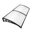 DIY Window Door Awning Shade 1 x 2m - Transparent
