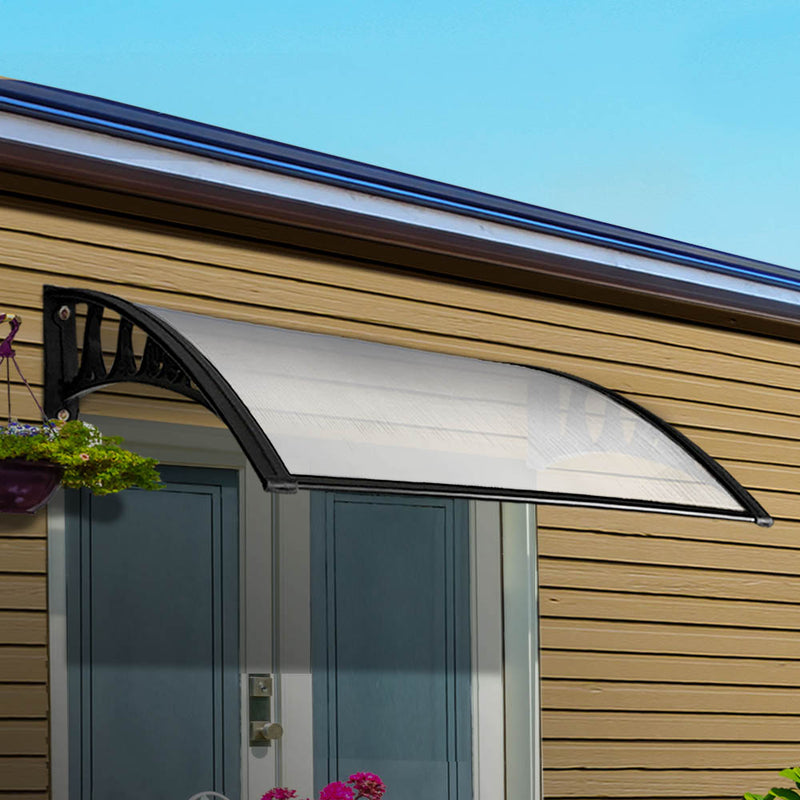 1X2.4M Window Door Awning Canopy Rain Cover Sun Shield