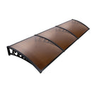 DIY Window Door Awning Shade 1 x 3m - Brown