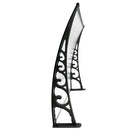 Window Door Awning Door Canopy Patio UV Sun Shield WHITE 1mx4m DIY