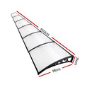 Window Door Awning Door Canopy Patio UV Sun Shield WHITE 1mx6m DIY