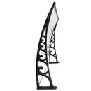 Window Door Awning Door Canopy Patio UV Sun Shield WHITE 1mx6m DIY