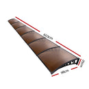 Window Door Awning Door Canopy Patio UV Sun Shield BROWN 1mx6m DIY
