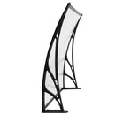 DIY Window Door Awning Shade 1 x 2m - Transparent