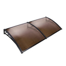 DIY Window Door Awning Shade 1 x 2m - Brown