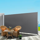 Retractable Side Awning Shade 2 x 3m - Grey