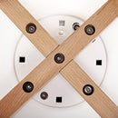 Set of 2 Padded Dining Chair - White