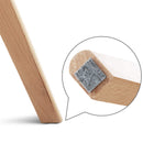 Set of 4 Padded Dining Chair - White