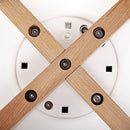 Set of 4 Padded Dining Chair - White