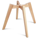 Set of 4 Padded Dining Chair - White