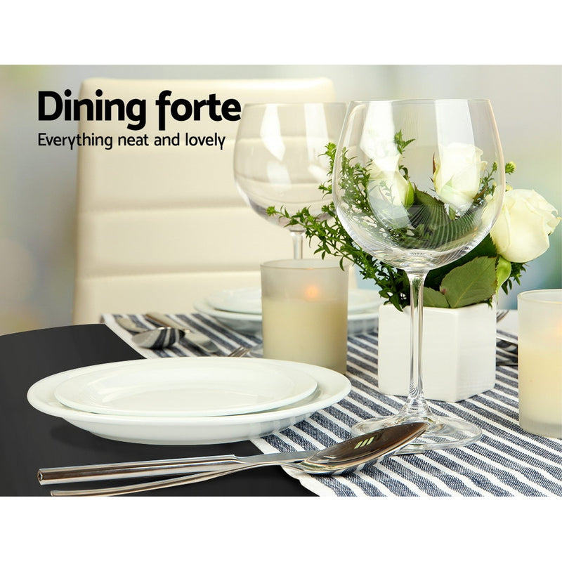 Dining Table 4 Seater Round Replica DSW cafe Kitchen Timber Black 90cm