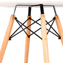 Dining Table Round Replica DSW Eiffel Cafe Kitchen Wood White 80cm