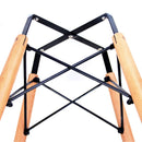 Dining Table Round Replica DSW Eiffel Cafe Kitchen Wood White 80cm