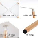 Dining Table 4 Seater Square Replica DSW Cafe Kitchen White 80cm