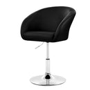 Bar Stools Accent Chairs Kitchen Bar Stool Swivel Gas Lift PU Leather Black