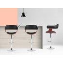 Wooden Bar Stool - Black