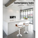 Wooden Bar Stool - White