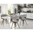 Dining chairs Bentwood Chair Kitchen Velvet Fabric Timber Wood Retro Grey