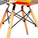 Set of 2 Fabric Dining Chairs