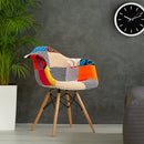 Set of 2 Fabric Dining Chairs