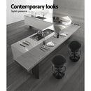 Set of 2 Kitchen Bar Stools Gas Lift Bar Stool Chairs Swivel Barstools Black